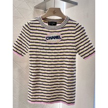 CHANEL STRIPED T-Shirt 2025