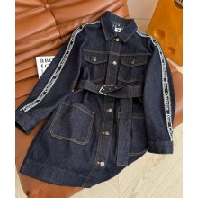 Dior denim dress with belt 2025