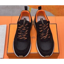 Hermes Jimmy sneaker mesh and suede goatskin 09 2025