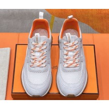 Hermes Jimmy sneaker mesh and suede goatskin 12 2025