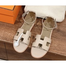 Hermes Santorini sandal in calfskin 07 2025