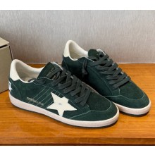 Golden Goose Ball Star sneakers Calf Suede army green 2025