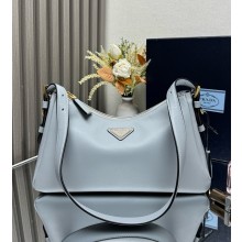 Prada Aimée small leather shoulder bag 1BC229 Opaline 2025