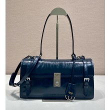Prada Medium leather handbag 1Bn026 black 2025