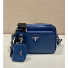 Prada Saffiano Leather shoulder Bag 2VH170 blue 2025