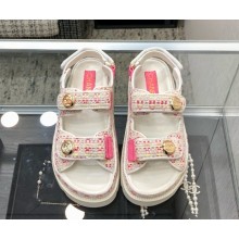 Chanel knit CC Logo Beach sandals 04 2025