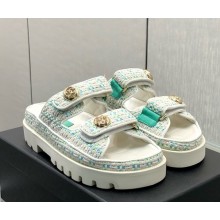 Chanel knit CC Logo Beach mule 02 2025