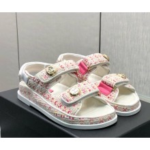 Chanel knit CC Logo Beach sandals 07 2025