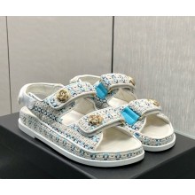 Chanel knit CC Logo Beach sandals 09 2025