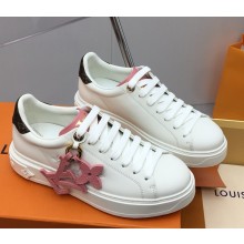 Louis Vuitton 1ABB5S Time Out Sneaker White calf leather 2025