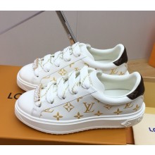 Louis Vuitton 1AAJTW Time Out Sneaker White/gold 2025