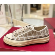 Valentino women/men V Logo low-top Sneaker Canvas Uppers 01 2025