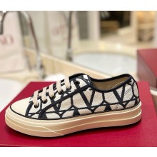 Valentino women/men V Logo low-top Sneaker Canvas Uppers 02 2025