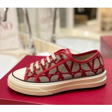 Valentino women/men V Logo low-top Sneaker Canvas Uppers 06 2025