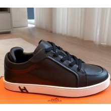 Hermes women/men Kid sneaker in calfskin and suede goatskin 09 2025