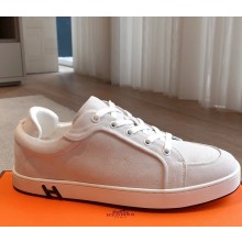 Hermes women/men Kid sneaker in suede goatskin 08 2025