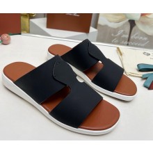 Loro Piana men's sandal calfskin Black 2025ss