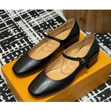 TOD'S women's ballerinas in leather black heel 3.5cm 2025