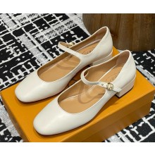 TOD'S women's ballerinas in leather white heel 3.5cm 2025