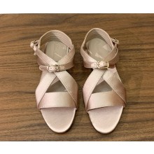 Loro Piana Yuki Sandal Satin and Leather pink 2025