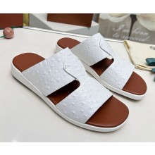 Loro Piana men's sandal calfskin white 2025
