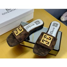 Givenchy flat mules with metal logo 01 2025