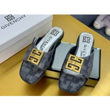 Givenchy flat mules with metal logo 06 2025