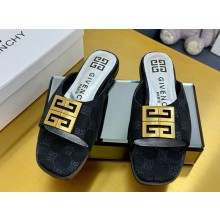Givenchy flat mules with metal logo 08 2025