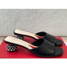 Roger Vivier Mules in leather black 2025