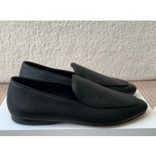THE ROW Awar leather loafer black 2025
