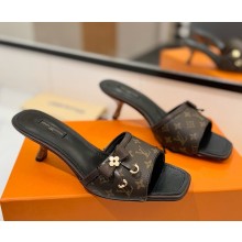 Louis Vuitton Mule Monogram coated canvas with bow heel 5cm 04 2025