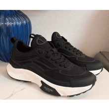 Valentino Garavani women/men sneaker in mesh and rubberized fabric black 2025
