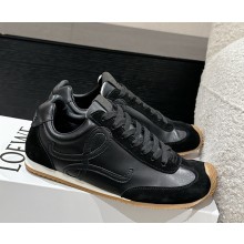 Loewe women/men Ballet Runner 2.0 in soft calfskin black 2025