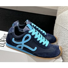 Loewe women/men Ballet Runner 2.0 in soft calfskin blue 2025
