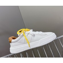 Miu Miu Leather sneakers 5E387E White/Cognac 2025
