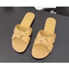 Chanel lambskin mules beige 2025 