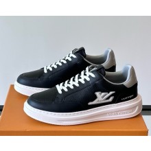 LOUIS VUITTON men's Beverly Hills Sneaker black calf leather 2025