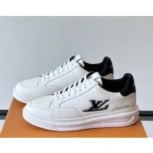 LOUIS VUITTON men's Beverly Hills Sneaker calf leather white/black 2025