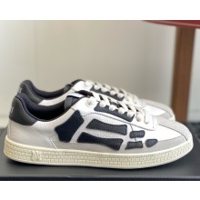 Amiri WOMEN/MEN PACIFIC BONES SNEAKER WITH HOUSE SIGNATURE LEATHER BONE APPLIQUE black 2025