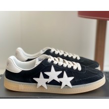 Amiri WOMEN/MEN SUEDE PACIFIC SNEAKER IN SUEDE WITH HOUSE SIGNATURE THREE-STAR APPLIQUE black 2025