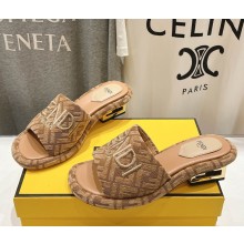 Fendi heel 4.5cm Technical Fabric slides 02 2025