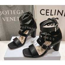 Dior Punk Heeled Sandal Black Supple Calfskin heel 7.5cm 2025