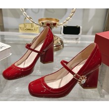 Roger Vivier Très Vivier pumps in patent leather red heel 8.5cm 2025