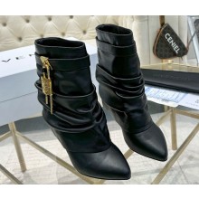 Givenchy heel 9.5cm Shark Lock Stiletto ankle boots in nappa leather black 2025