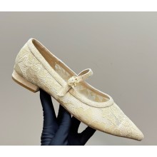Gianvito Rossi Claudia suede-trimmed lace Mary Jane flats 05 2025