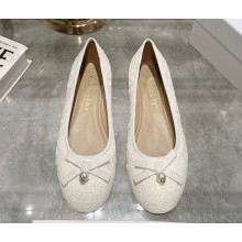 Dior Ballet Flat knit white 2025