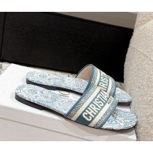 Dior Dway Slide Embroidered Cotton 28 2025