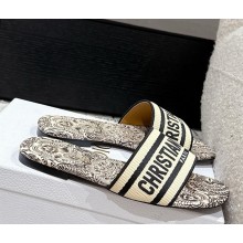 Dior Dway Slide Embroidered Cotton 30 2025