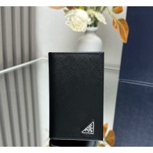 Prada Saffiano Leather Card Holder 2MC101 black 2025