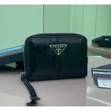 Prada Leather Wallet 2MM033 black 2025